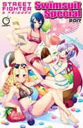 UDON Street Fighter Swimsuit Special cover: art by Aki Lee.