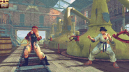 Gif animation of Cammy using Spin Drive Smasher in Street Fighter IV.