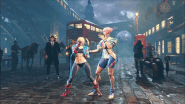 Cammy using Leg Scissors Choke in Street Fighter 6.