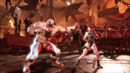 Zangief using Tundra Storm against Cammy in Street Fighter 6.