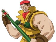 Rolento in Street Fighter Alpha 3 MAX.