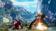 Necalli using his V-Skill, Culminated Power on Ken.