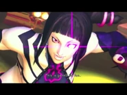 Juri before a rival battle against her, as Chun Li.