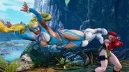 R. Mika battling Cammy