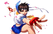 Sakura in Street Fighter: Duel.