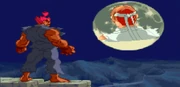 Street Fighter Alpha 2: Akuma's Ending.