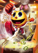 Pac-Man's official SF X Tekken art.