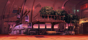 Necro's stage in Street Fighter III: 2nd Impact