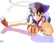 Sakura promotional artwork from Street Fighter Alpha 2