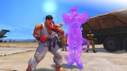 Bison Warp in Street Fighter IV.