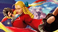 Karin's victory pose.