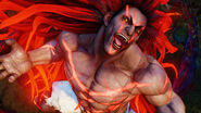 Necalli lets out a mighty roar before executing his V-Trigger Critical Art, Soul Offering.