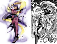 Rose and JoJo character Lisa Lisa Lisa comparison.