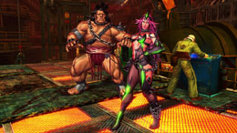 Poison's Devil and Hugo's Ganryu Swap Costumes.