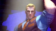 Cody in the Street Fighter V: Arcade Edition intro cinematic