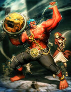 Ilustración oficial creada por GENZOMAN[4] [5] incluida en Street Fighter: World Warrior Encyclopedia