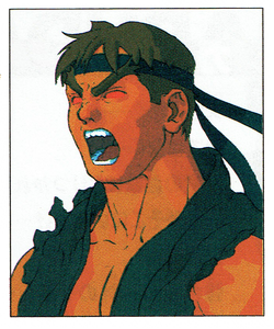 Ryu Official Portrait Art from Street Fighter Alpha 3