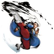 Artwork Tenshokyaku w Street Fighter IV (wersja 1)