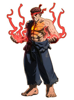 Evil Ryu Art - Street Fighter: Duel Art Gallery