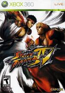Street Fighter IV (X360 - cubierta América del Norte)
