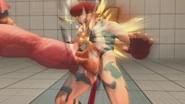 Kick to the midsection