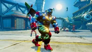 Mech-Zangief alternate costume from Street Fighter V: Arcade Edition