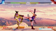 Vs Cammy in the Skies of Honor stage.