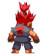 Akuma in Super Puzzle Fighter II Turbo