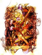 Marvel vs. Capcom 2 promotional artwork by Bengus.