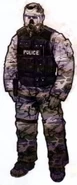 Metro City SWAT Officer in Final Fight Streetwise.