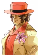 Cracker Jack's portrait in Street Fighter EX2