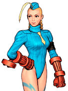 Cammy in S, N or K Groove from Capcom vs. SNK 2