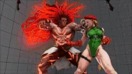 Gif animation of Necalli using Soul Offering against Cammy in Street Fighter V.
