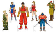 Final Fight Revenge: Akiman's design for reference.