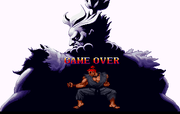 Akuma appearing after the credits of Super Street Fighter II Turbo.