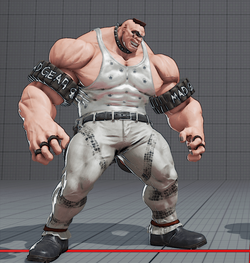 Costumes, ZANGIEF, Character Data