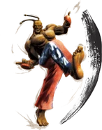 Super Street Fighter IV artwork of Dee Jay
