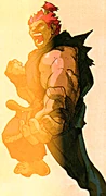 Akuma's Hyper Combo Art from MvC2.