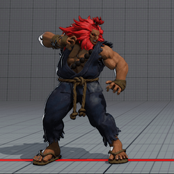 SFV Akuma classic short hair costume : StreetFighter