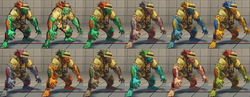 Street Fighter IV Arena Blanka Alternate Costume 1 by hes6789 on DeviantArt