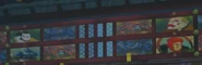 Sodom's image cameo with Rolento and Belger in the Mad Gear Hideout stage.