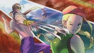 Vega defeating Cammy.