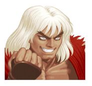 Violent Ken's portrait in Ultra Street Fighter II