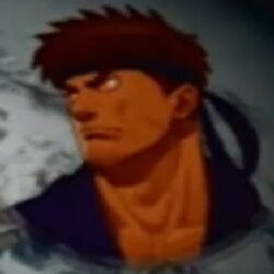 Evil Ryu Official Portrait from Street Fighter Alpha 3