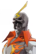 Shadowgeist's portrait in Street Fighter EX2.