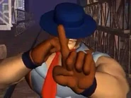 C. Jack in his ending in the original SFEX