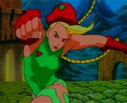 Cammy in the Street Fighter 1995 cartoon.