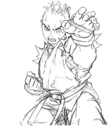 Street Fighter III: New Generation: Ending concept.