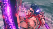 Kage's Victory Pose in Street Fighter V.