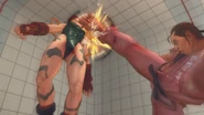 Kick to the face